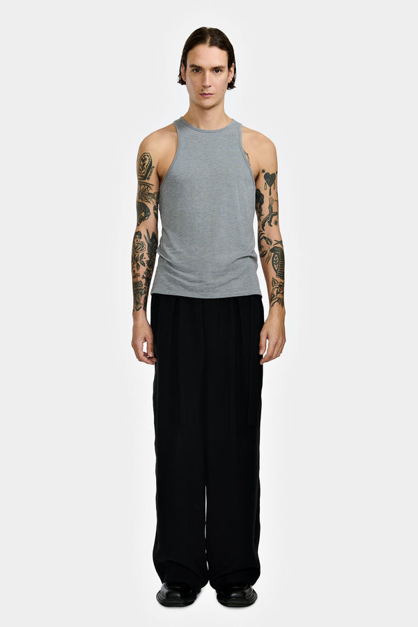 TANK TOP WITH TWISTED BACK IN MICRO MODAL