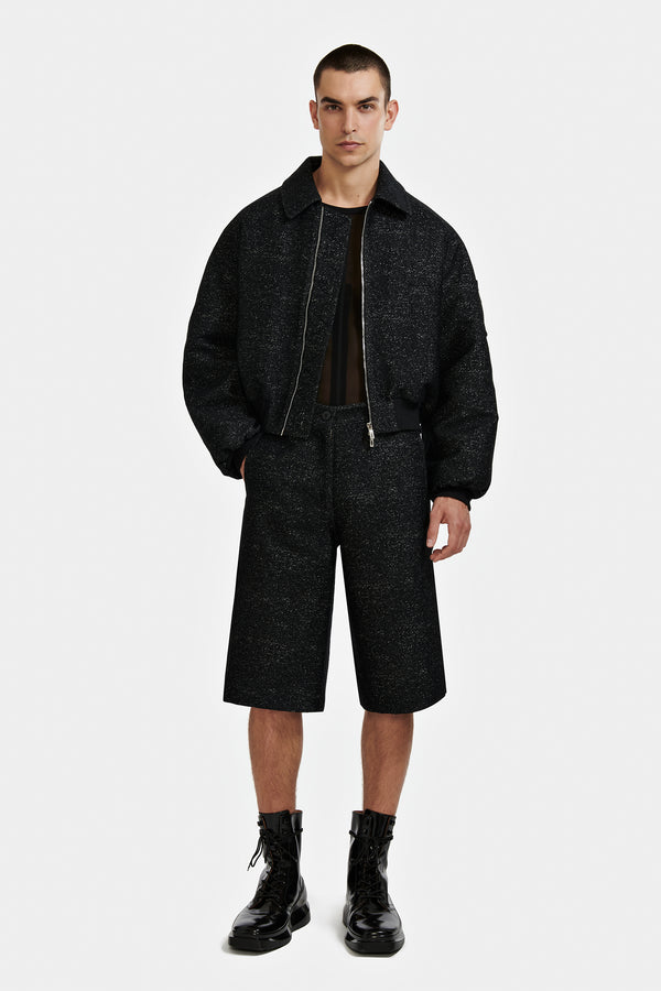 VESTE BOMBERS MATELASSÉE ANTHRACITE