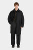 MANTEAU COCON EN LAINE NOIR