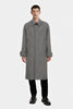 BLACK AND WHITE MACKINTOSH COAT