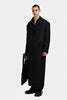 BLACK DOUBLE-BREASTED COAT
