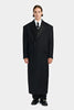 DOUBLE-BREASTED SMOKING COAT WITH SATIN COLLAR