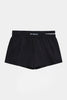 Black boxer shorts — double waistband