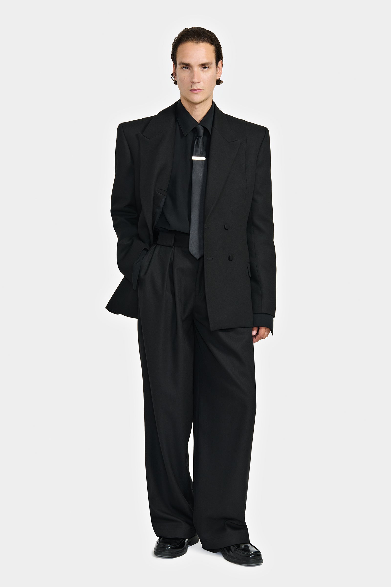 スーツ LAD MUSICIAN 20AW BIG JACKET SLIMSLACS DOUBLE-BREASTED JACKET IN VISCOSE – LGN LOUIS GABRIEL NOUCHI
