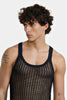 NET STITCH KNITTED TANK TOP