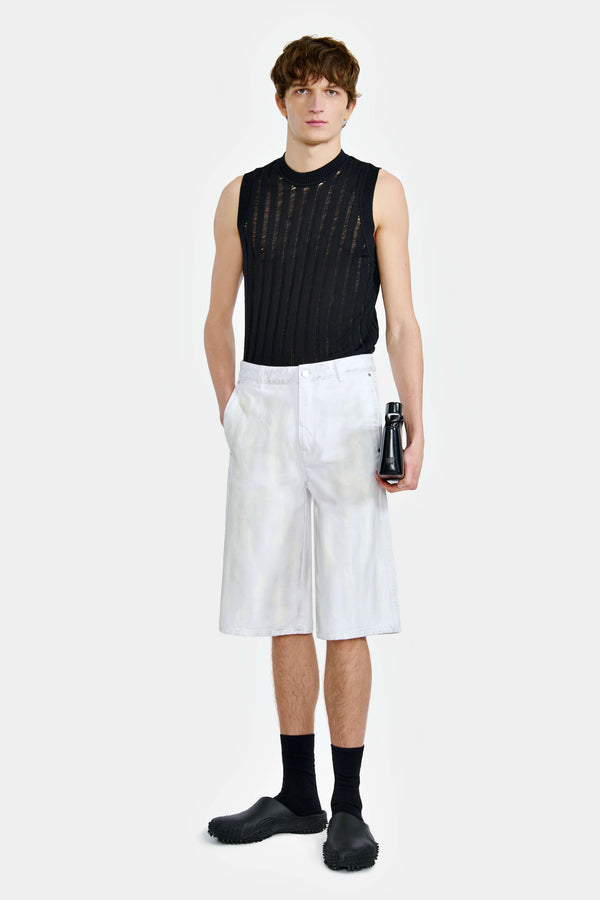 RIBBED SLEEVELESS SWEATER ECHELLE DAY