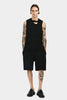 VEST IN TENCEL TEXTURED KNIT WITH TWISTED BACK
