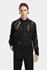 CLASSIC CUT SHIRT IN MARBLED DEVOURED JERSEY