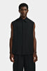 SLEEVELESS SHIRT WITH TWISTED BACK IN VISCOSE