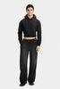 SUNWASH COTTON ASYMMETRICAL JOGGING PANTS