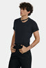 T-SHIRT WITH ASYMMETRICAL OPENING IN COTTON