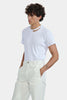 T-SHIRT WITH ASYMMETRICAL OPENING IN COTTON