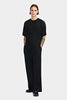 FLOWING T-SHIRT IN RIBBED VISCOSE
