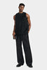 TANK TOP WITH BACK OPENING AND FRINGES
