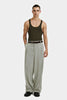 ARMY RIBBED COTTON TANK TOP