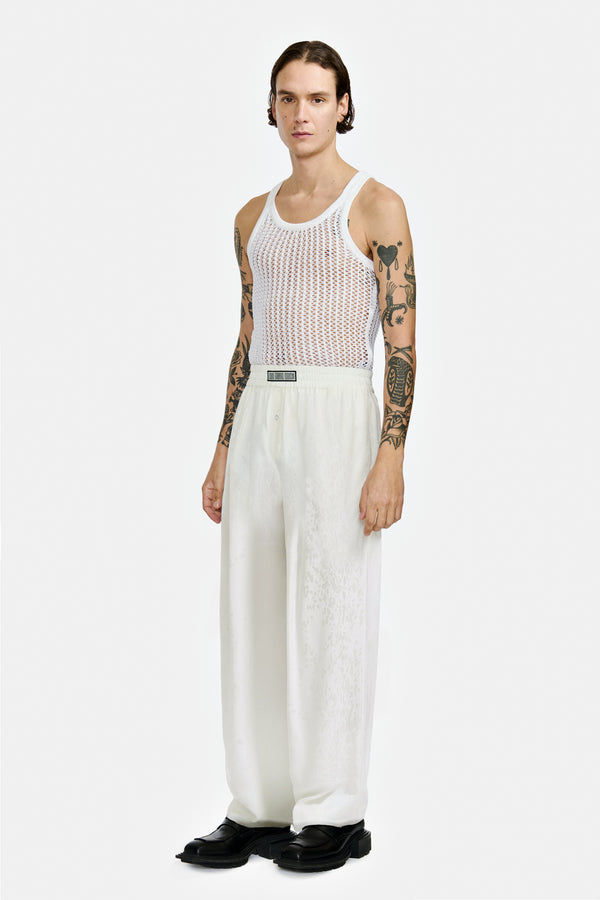 WIDE PANTS IN DROPS JACQUARD