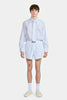 STRIPED POPLIN PYJAMA SHORTS