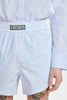 STRIPED POPLIN PYJAMA SHORTS