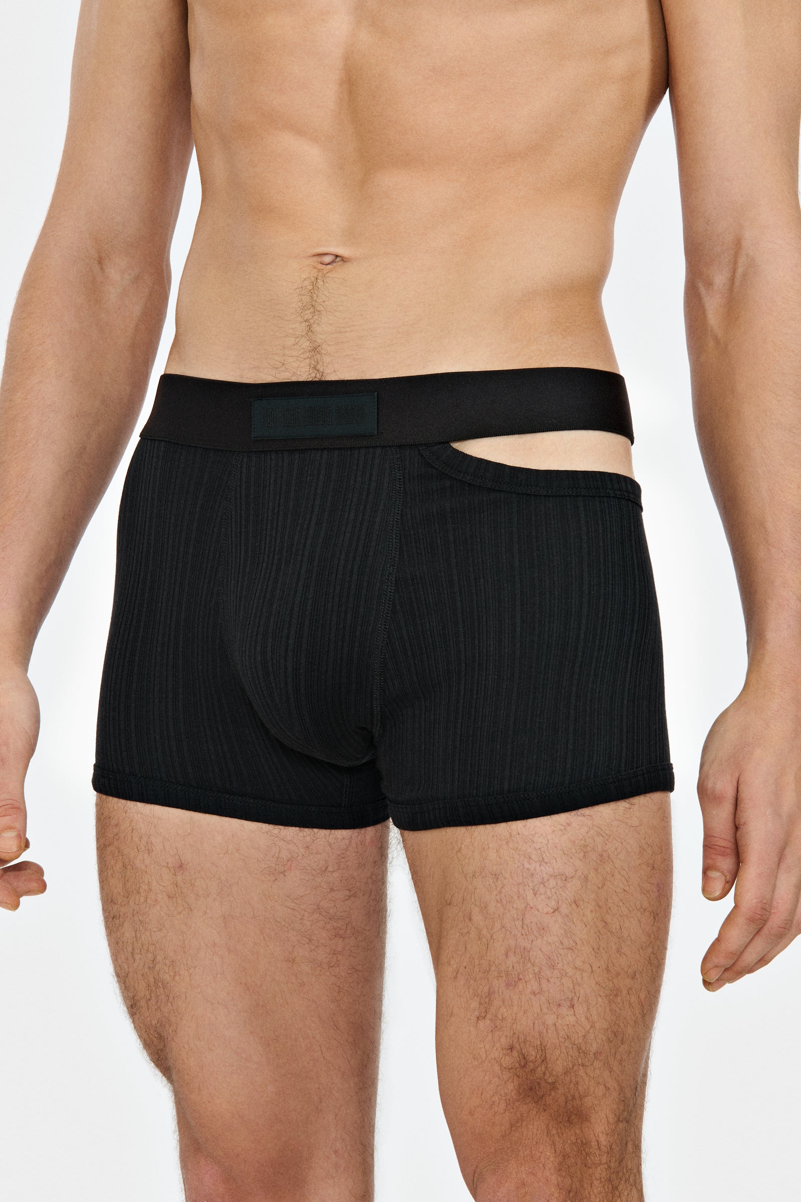 Boxer Prototype NEOFAAN D.WOIVES - Pièce Unique - Taille M/L - Gris Avec Ceinture Dorée