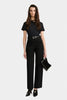 PANTALON DENIM DROIT NOIR