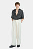 WIDE-LEG PLEATED PANTS